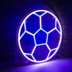 Futebol – letreiro de néon LED (5 V USB)