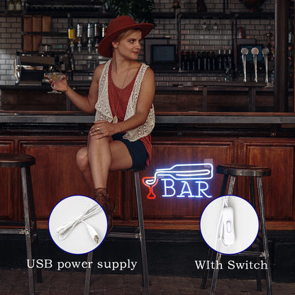 Bar 5V USB LED Neon Sign - Budget Friendly