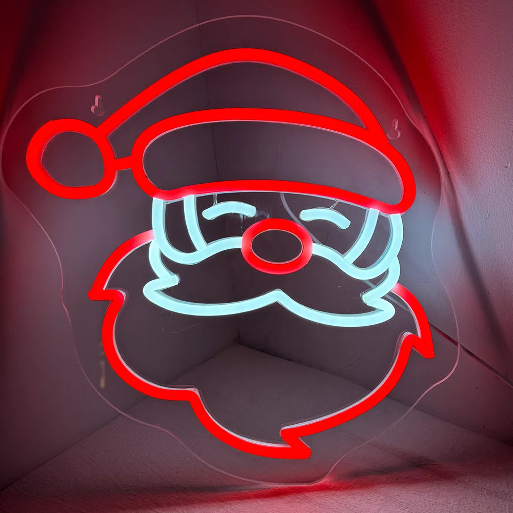 Natal – letreiro de néon LED (5 V USB)