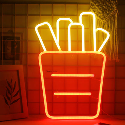 Letreiro de LED em Forma de Hambúrguer 5V USB - Econômico