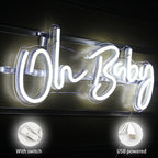 Oh Baby Letreiro de LED USB 5V - Econômico