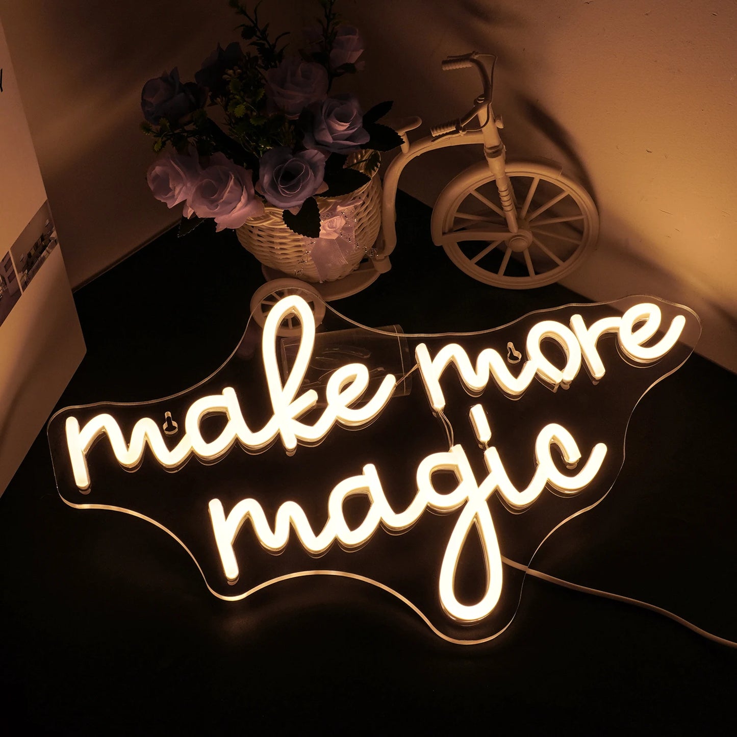 Faça Mais Magia 5V USB Letreiro de LED - Econômico