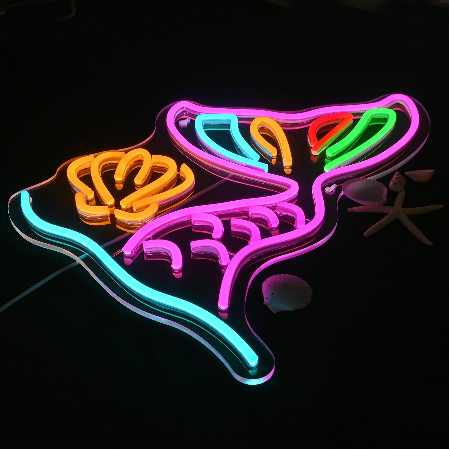 Caudas de Sereia para Meninas Letreiro de LED 5V USB - Econômico