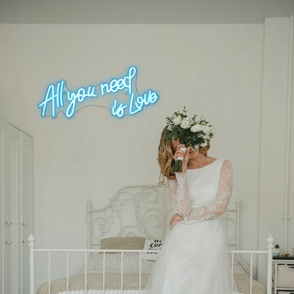 All Your Need Is Love 5V USB LED Neon Sign - Budget Friendly