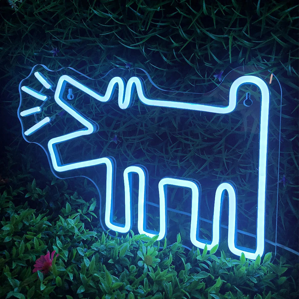 Letreiro de LED USB 5V para Cães - Econômico