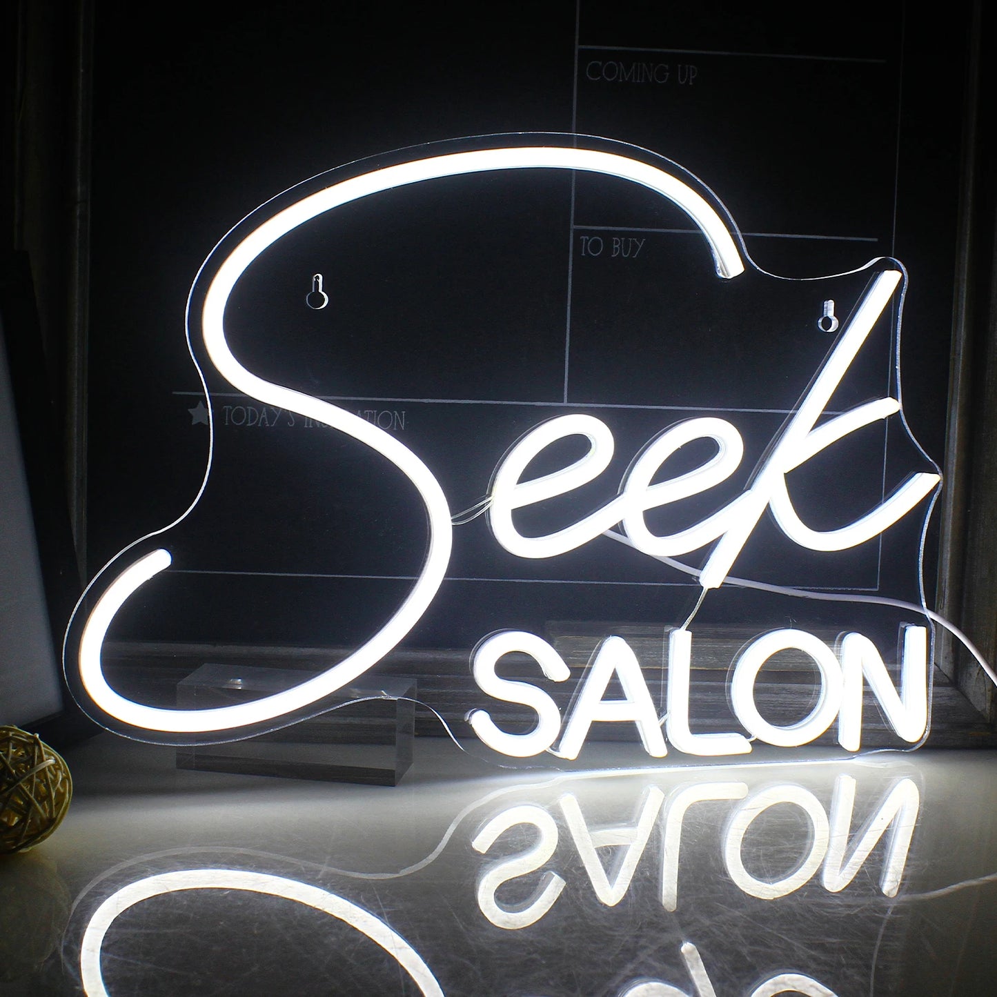 Seek SALON 5V Mini USB  LED Neon Sign - Budget Friendly