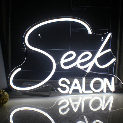 Seek SALON 5V Mini USB  LED Neon Sign - Budget Friendly