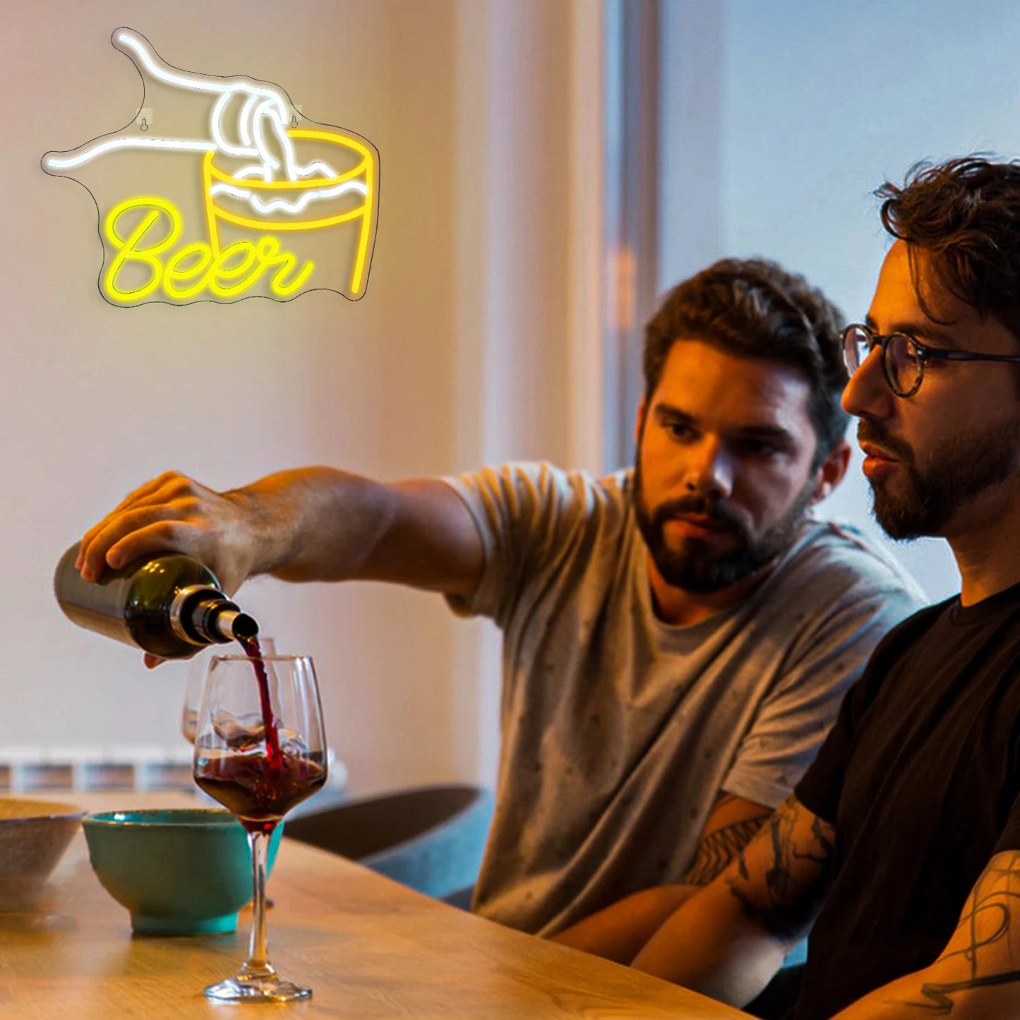 Letreiro de LED USB 5V para Bar de Cerveja - Econômico