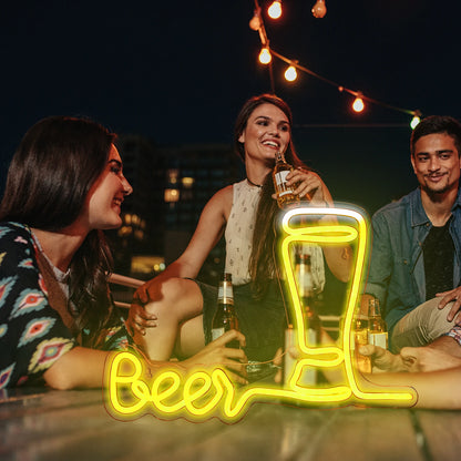Letreiro de LED USB 5V para Cerveja - Econômico