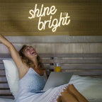 Shine Bright – letreiro de néon LED (5 V USB)