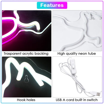 Letreiro de LED 5V USB para Cães e Gatos - Econômico