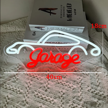 Garage 5V USB LED Neon Sign - Budget Friendly