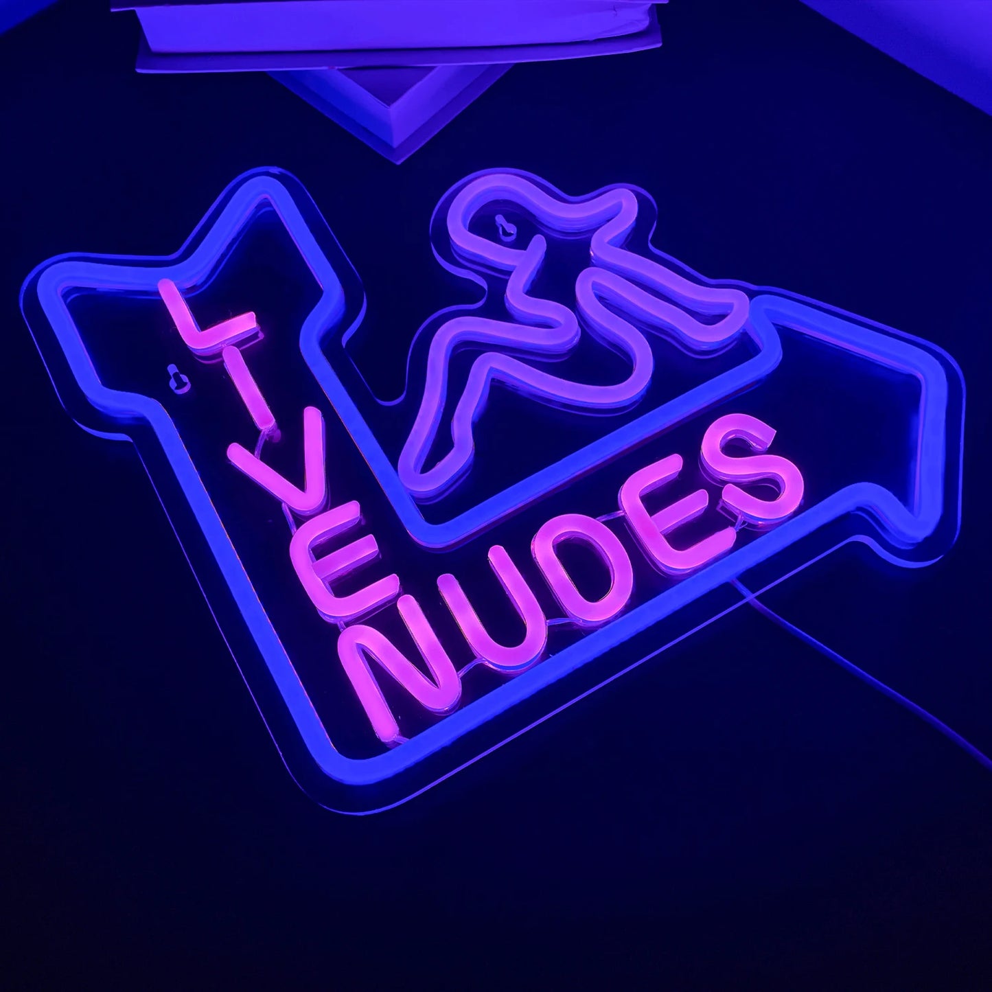 Live Nudes Girl 5V USB LED Neon Sign - Budget Friendly