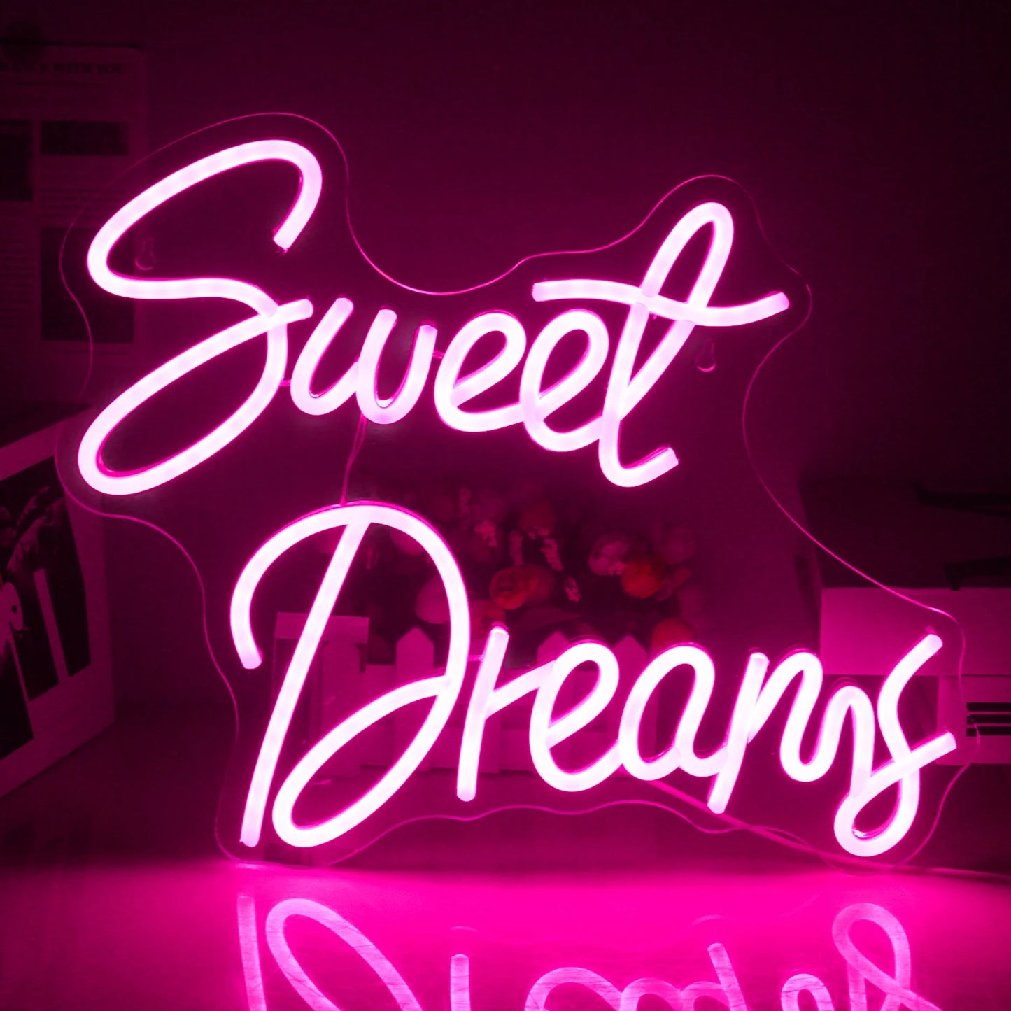 Letreiro de LED Sweet Dreams 5V USB - Econômico