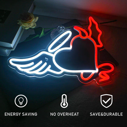 Heart 5V USB LED Neon Sign - Budget Friendly