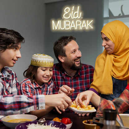 Letreiro de LED USB 5V de Eid Mubarak - Econômico
