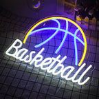 Basketball – Bola de basquetebol – reclame luminoso em néon LED (5 V USB)