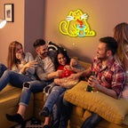 Gato – letreiro de néon LED (5 V USB)