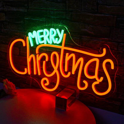 Placa de LED "Feliz Natal" 5V USB - Econômica