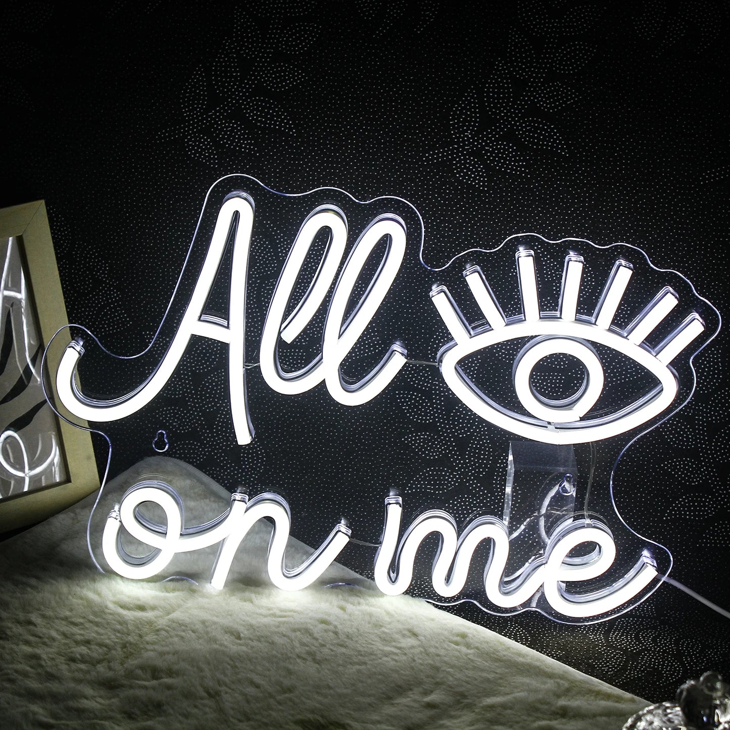 Todos os Olhos em Mim 5V USB Letreiro de LED - Econômico