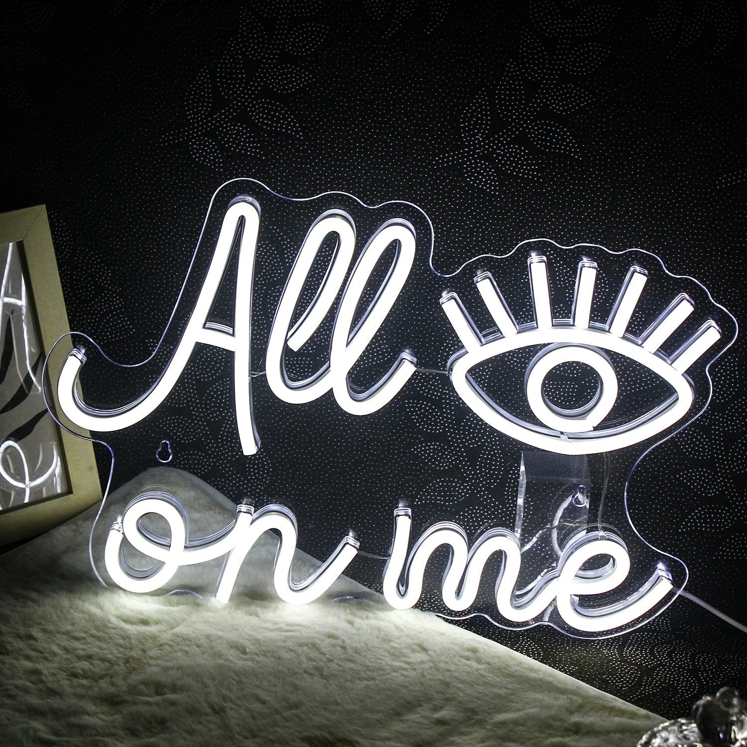 Todos os Olhos em Mim 5V USB Letreiro de LED - Econômico