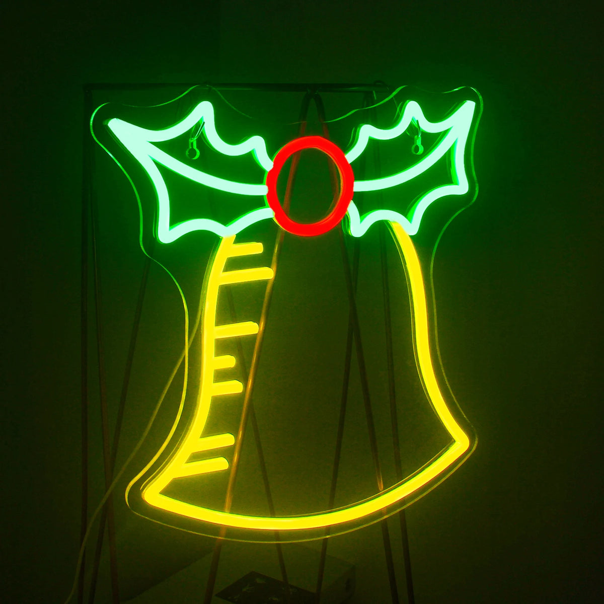 Sino de Natal – letreiro de néon LED (5 V USB)