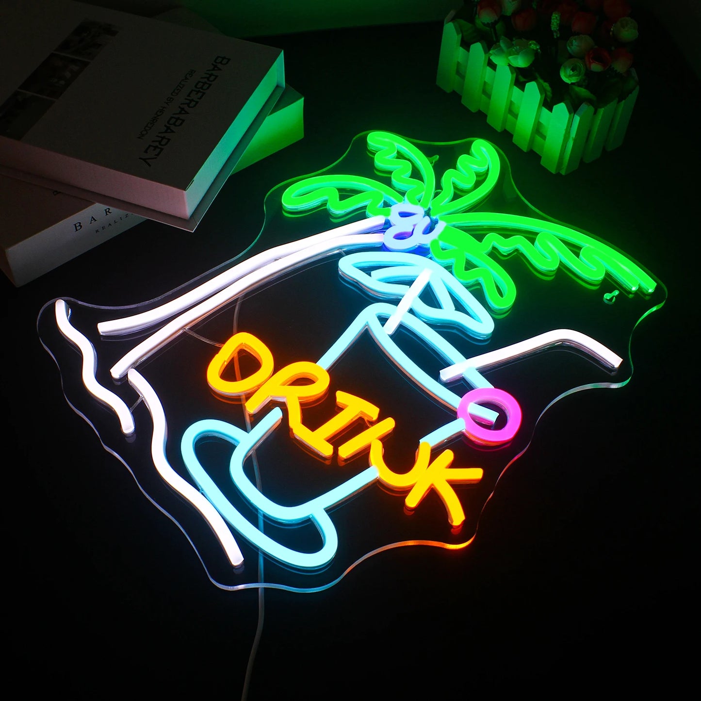 Beach Drink 5V USB LED Neon Sign - Budget Friendly