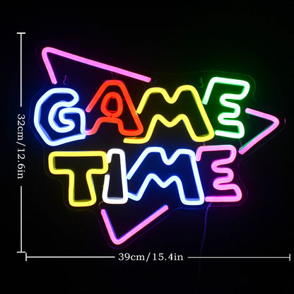 Game Time 5V USB LED Neon Sign - Budget Friendly