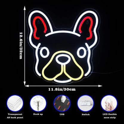 Letreiro de LED de Cachorrinho 5V USB - Econômico