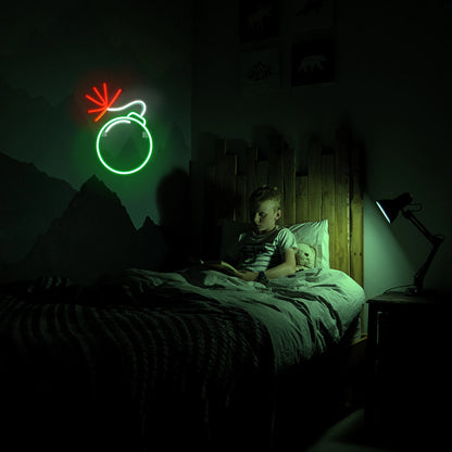 Letreiro de LED Verde 5V USB - Econômico