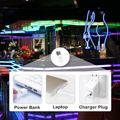 Letreiro de LED Sexy Lady 5V USB - Econômico