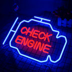 Letreiro de LED USB 5V "Check Engine" - Econômico