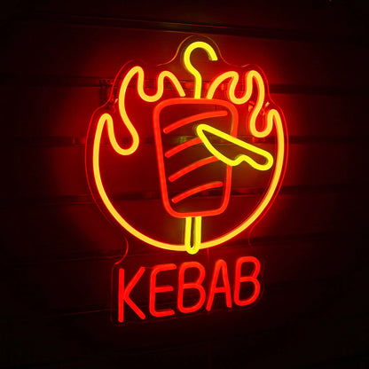 Kebab 5V USB LED Neon Sign - Budget Friendly