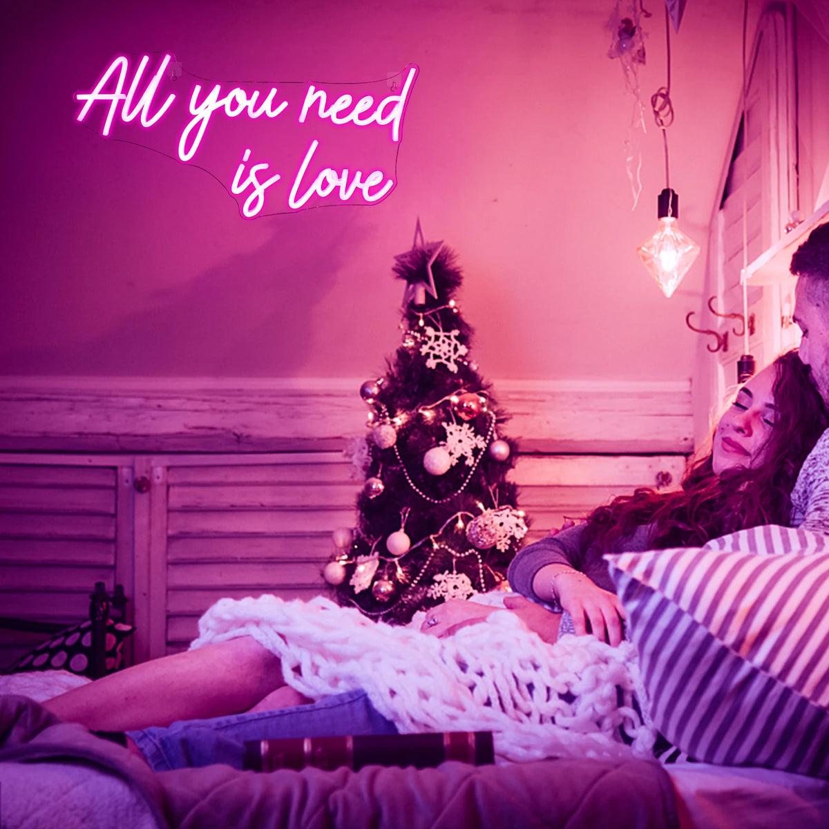 Tudo o Que Você Precisa é Amor Letreiro de LED 5V USB - Econômico