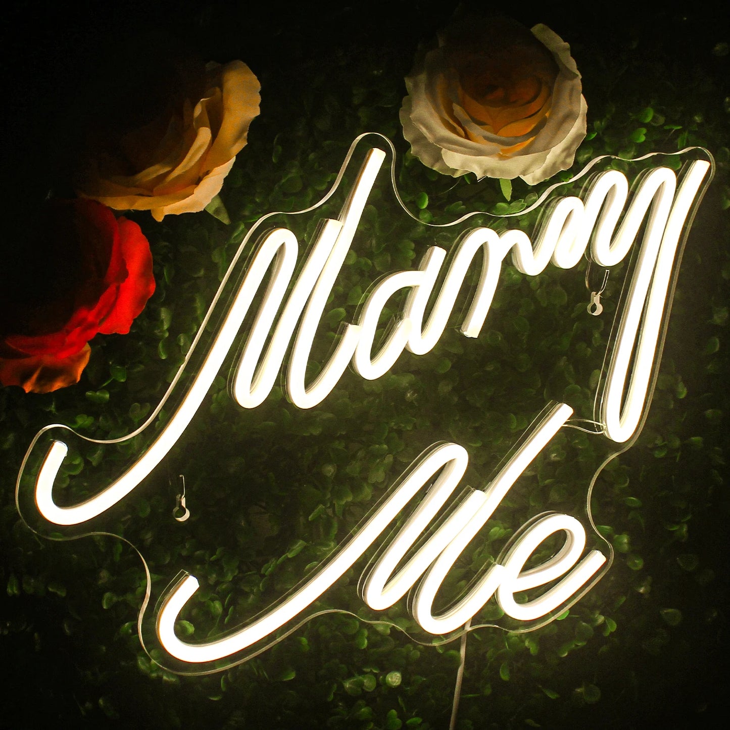 Marry Me 5V USB Letreiro de LED - Econômico