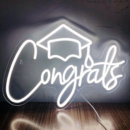 Congrats 5V USB LED Neon Sign - Budget Friendly