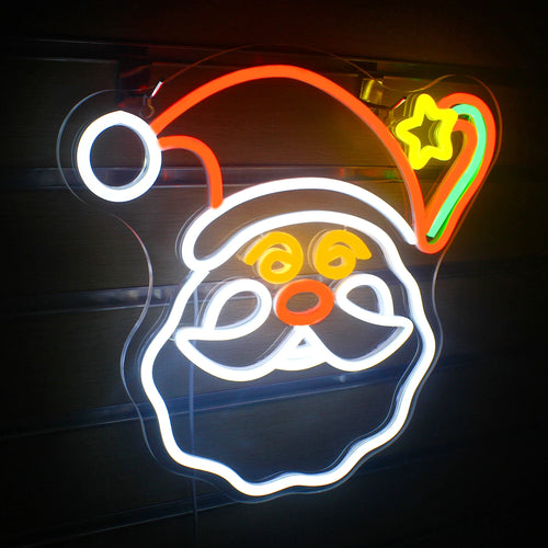 Natal – letreiro de néon LED (5 V USB)