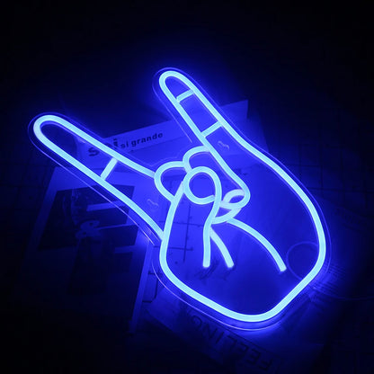 Letreiro de LED "Gesto de Paz" 5V USB - Econômico