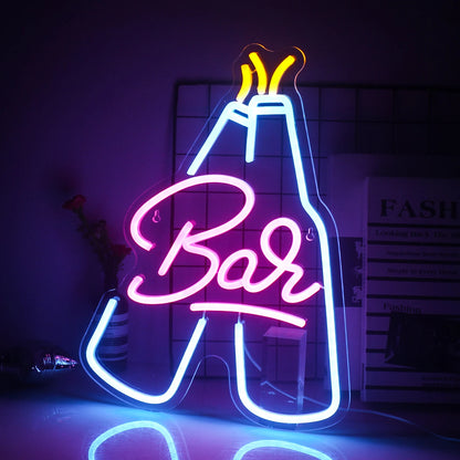 Bar 5V USB LED Neon Sign - Budget Friendly