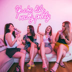 You're Like Really Pretty – reclame luminoso em néon LED (5 V USB)