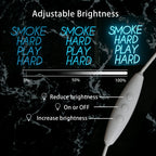 Smoke Hard Play Hard – letreiro de néon LED (5 V USB)
