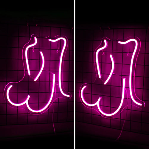 Mulher sensual – letreiro de néon LED (5 V USB)