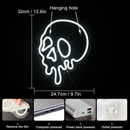 Letreiro de LED USB 5V para Halloween - Econômico