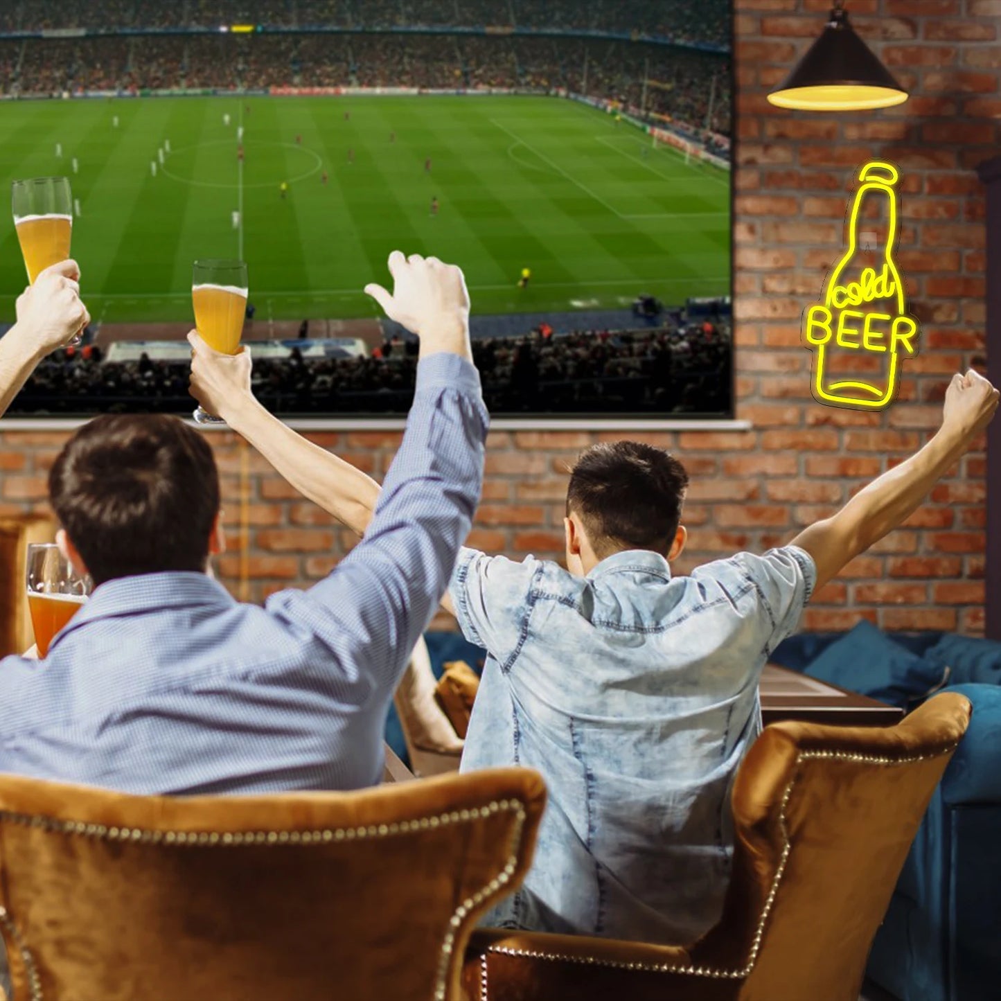 Letreiro de LED USB 5V Cerveja - Econômico