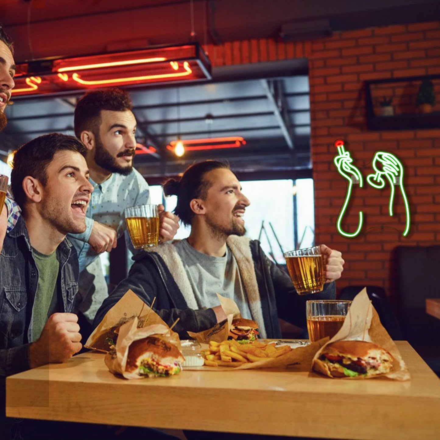 Smoking and Drinking 5V USB LED Neon Sign - Budget Friendly