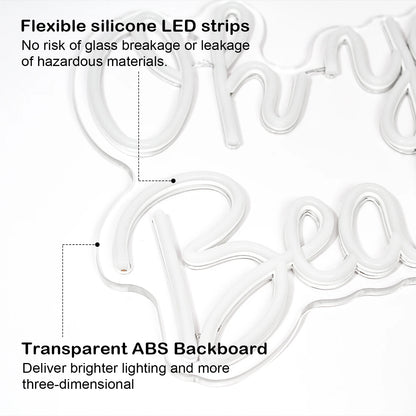 Oh You Beauty 5V USB Letreiro de LED - Econômico