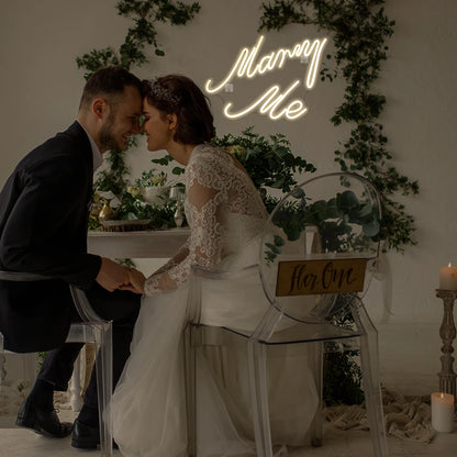 Marry Me 5V USB Letreiro de LED - Econômico