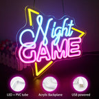 Night Game 5V USB LED Neon Sign - Budget Friendly