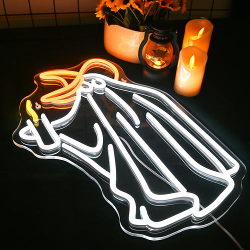 Fantasma – letreiro de néon LED (5 V USB)