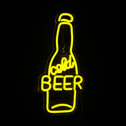Letreiro de LED USB 5V Cerveja - Econômico